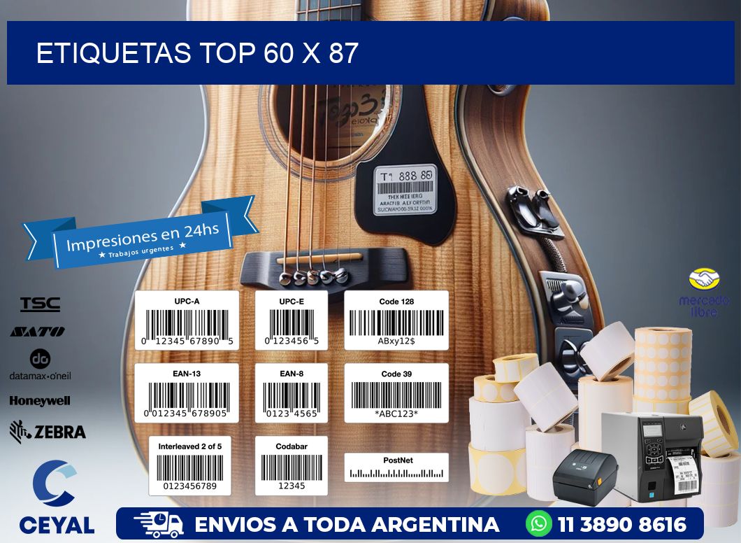 etiquetas top 60 x 87