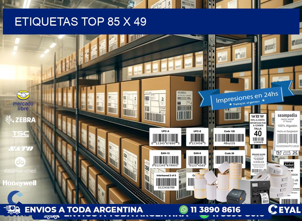 etiquetas top 85 x 49