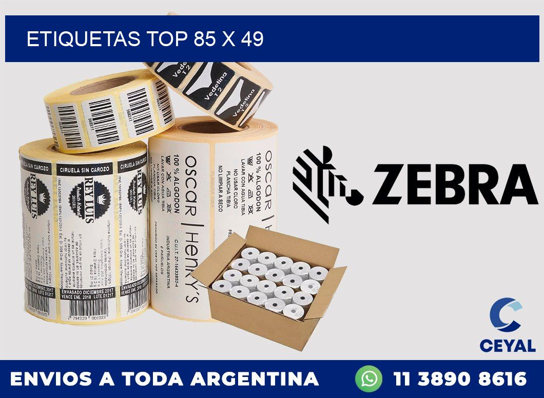 etiquetas top 85 x 49