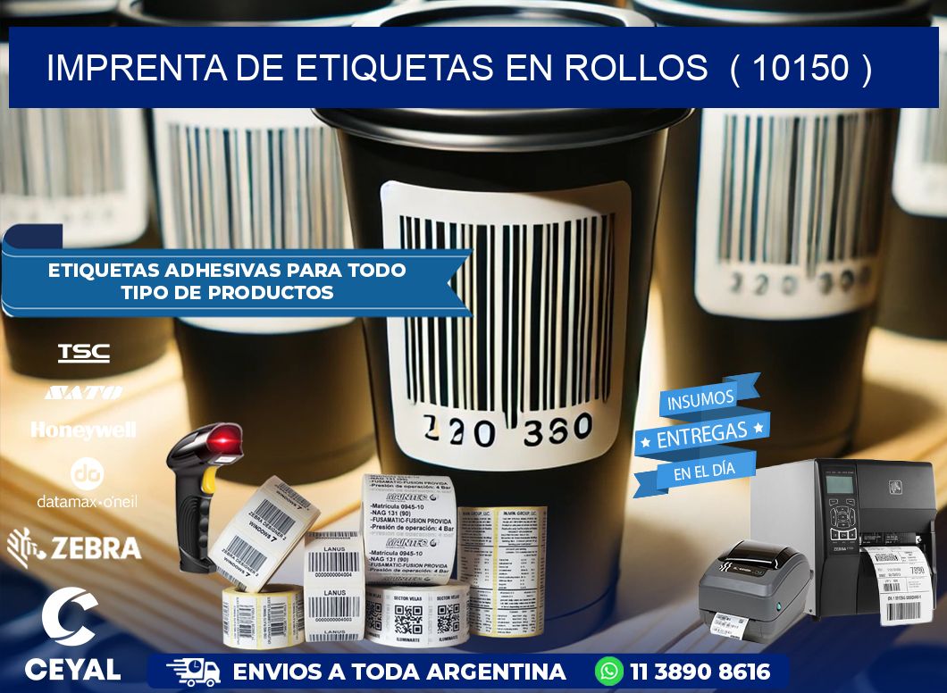 imprenta de etiquetas en rollos ( 10150 )