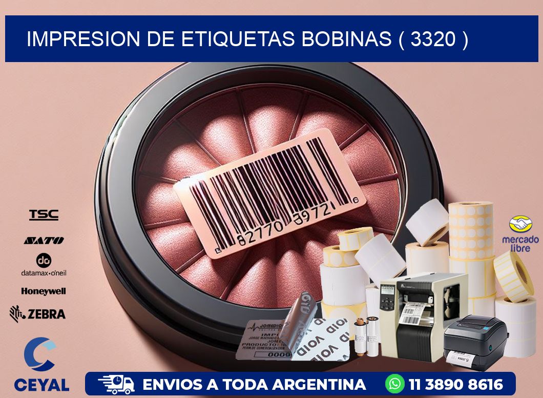 impresion de etiquetas bobinas ( 3320 )