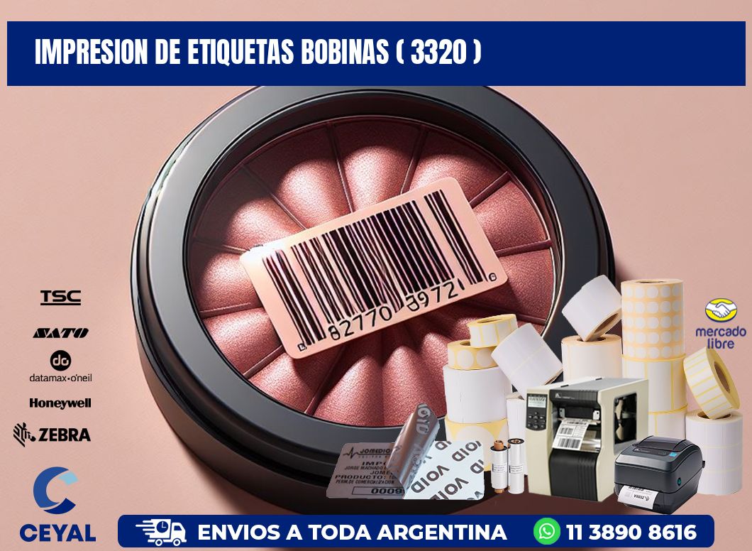 impresion de etiquetas bobinas ( 3320 )