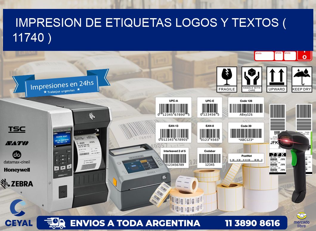 impresion de etiquetas logos y textos ( 11740 )
