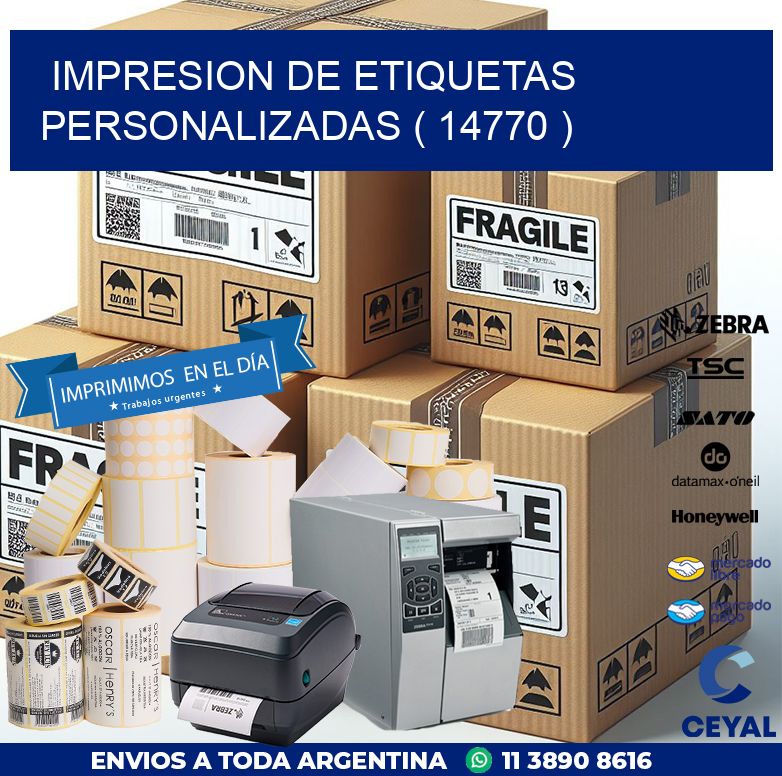 impresion de etiquetas personalizadas ( 14770 )