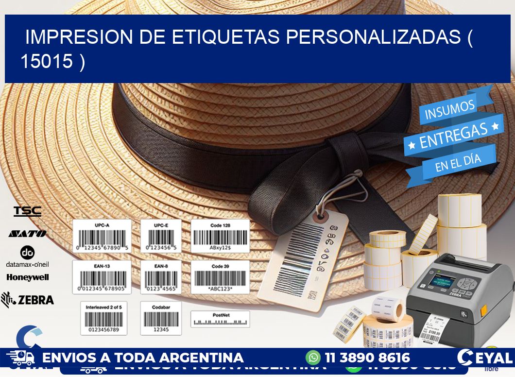 impresion de etiquetas personalizadas ( 15015 )