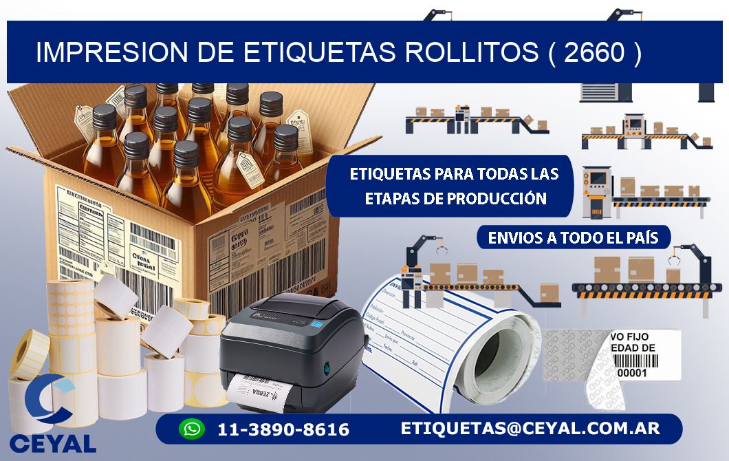 impresion de etiquetas rollitos ( 2660 )