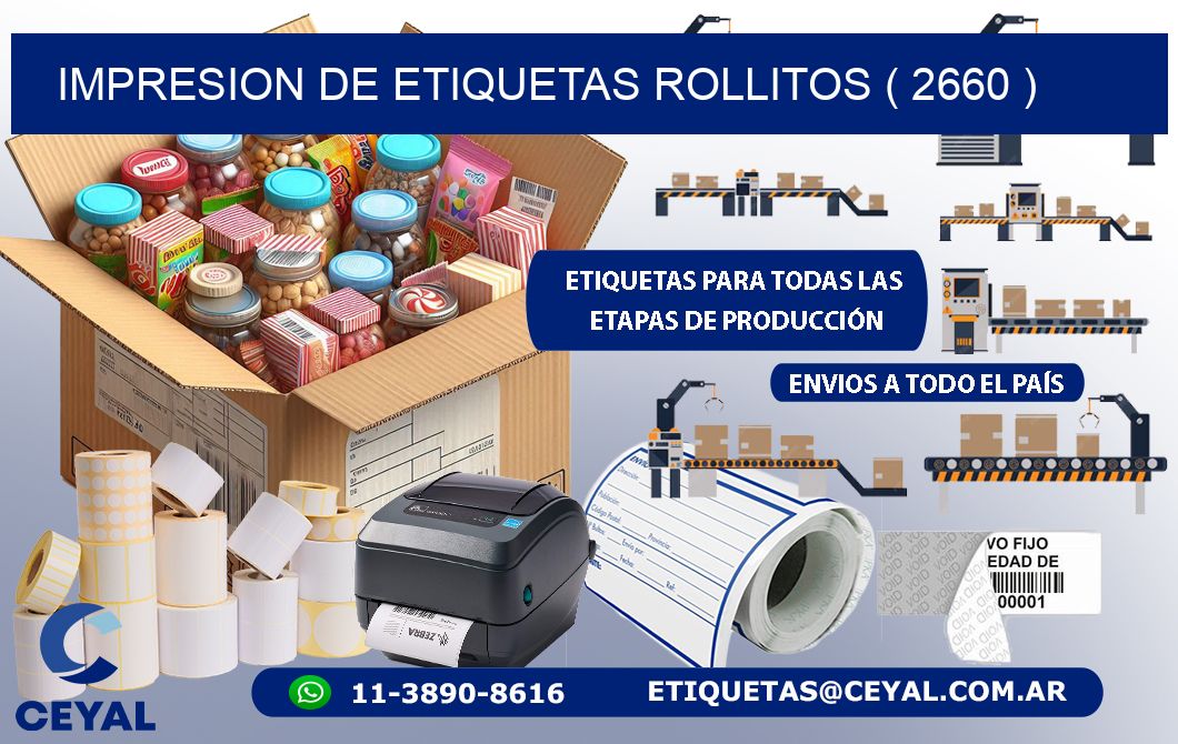 impresion de etiquetas rollitos ( 2660 )