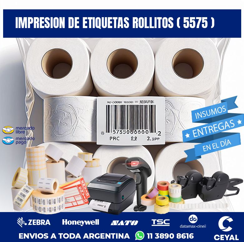 impresion de etiquetas rollitos ( 5575 )
