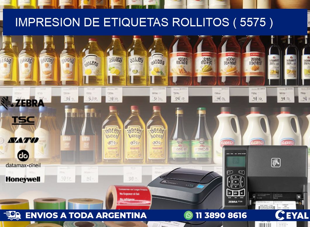 impresion de etiquetas rollitos ( 5575 )