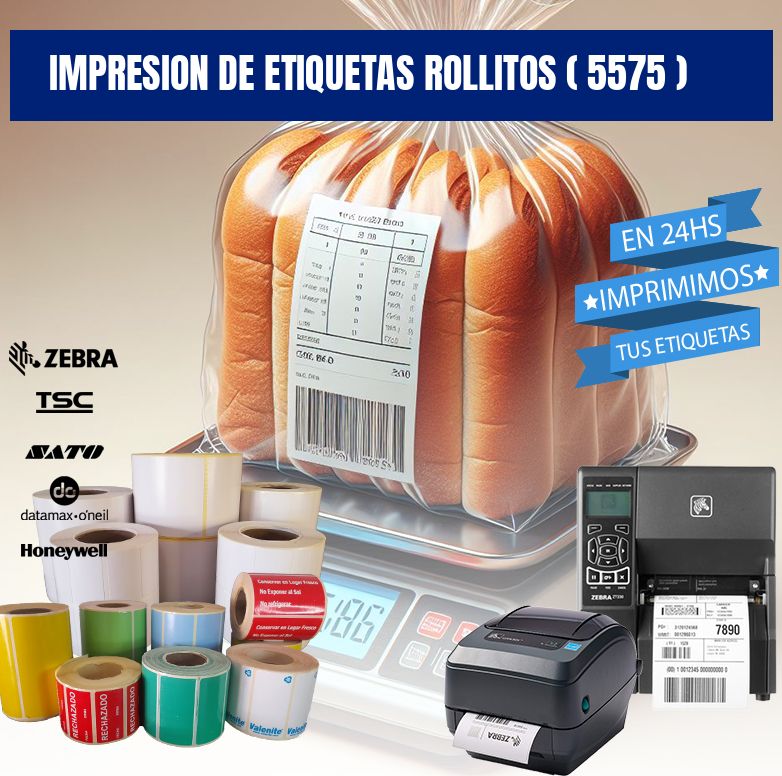 impresion de etiquetas rollitos ( 5575 )