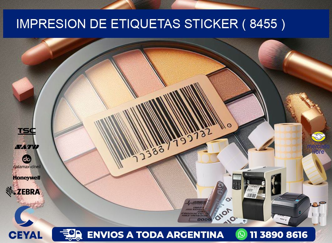 impresion de etiquetas sticker ( 8455 )