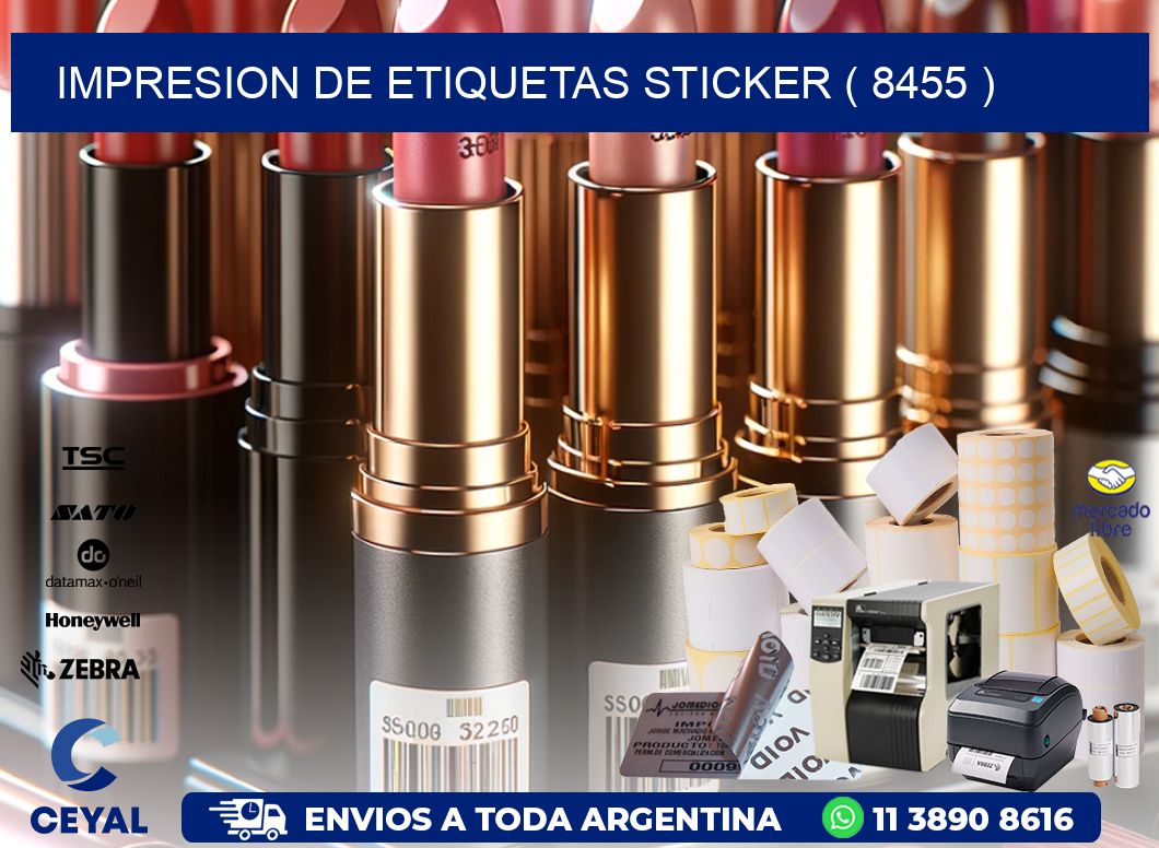 impresion de etiquetas sticker ( 8455 )