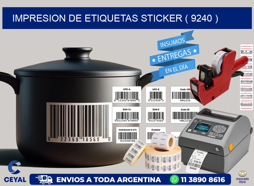 impresion de etiquetas sticker ( 9240 )