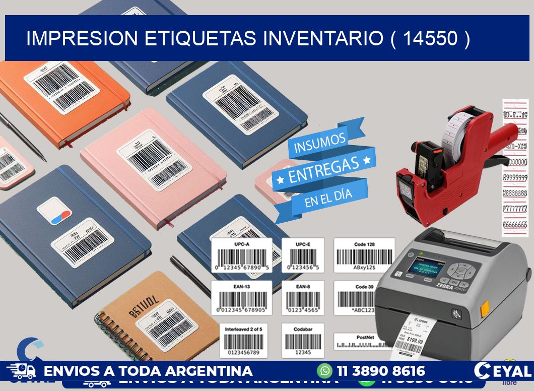 impresion etiquetas inventario ( 14550 )