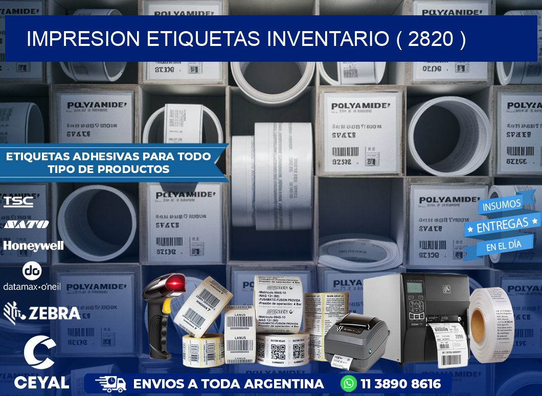 impresion etiquetas inventario ( 2820 )