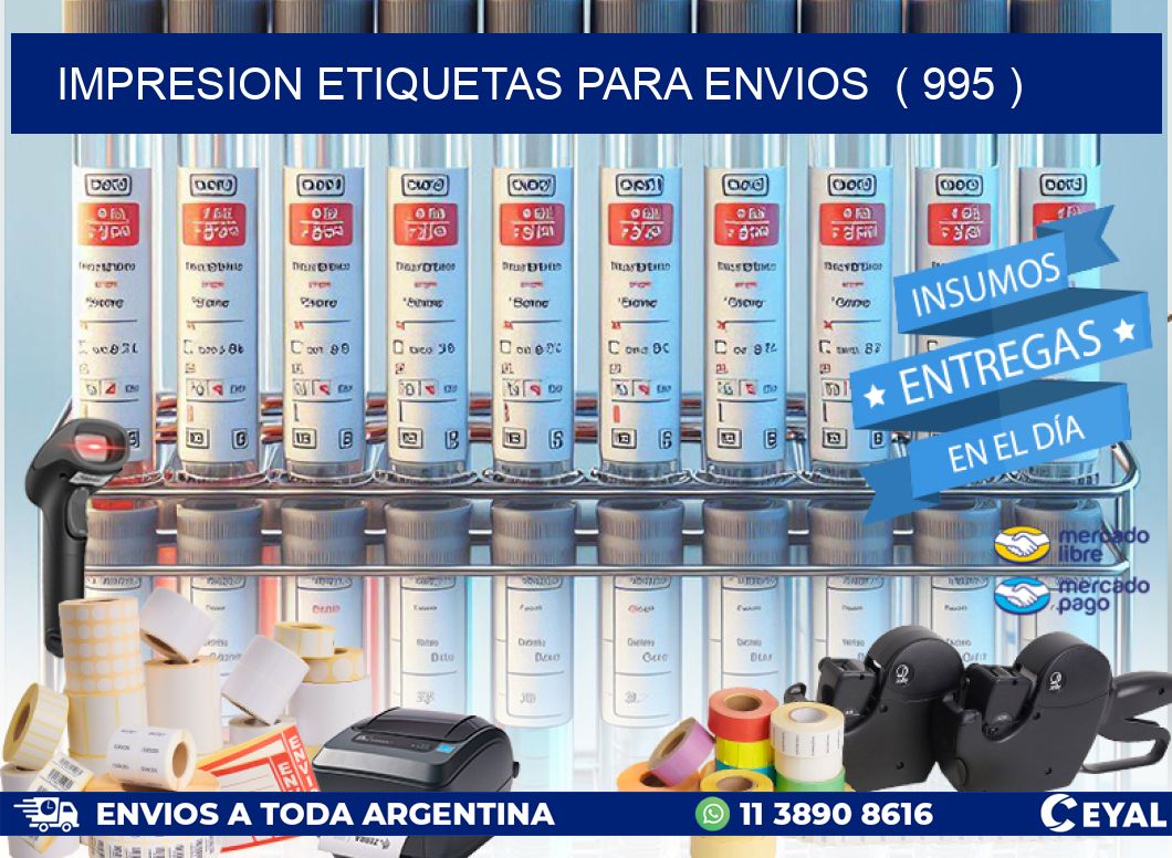 impresion etiquetas para envios ( 995 )