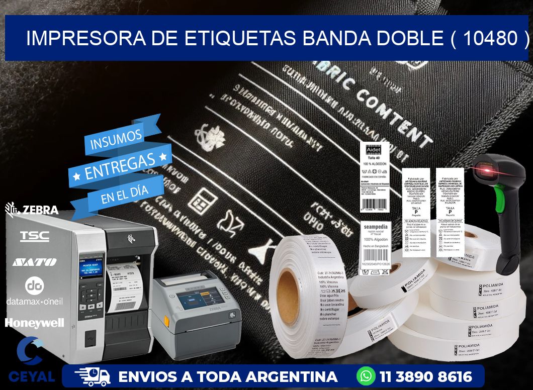 impresora de etiquetas banda doble ( 10480 )