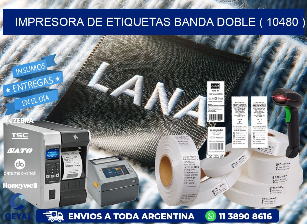 impresora de etiquetas banda doble ( 10480 )