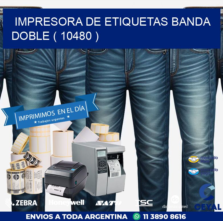 impresora de etiquetas banda doble ( 10480 )
