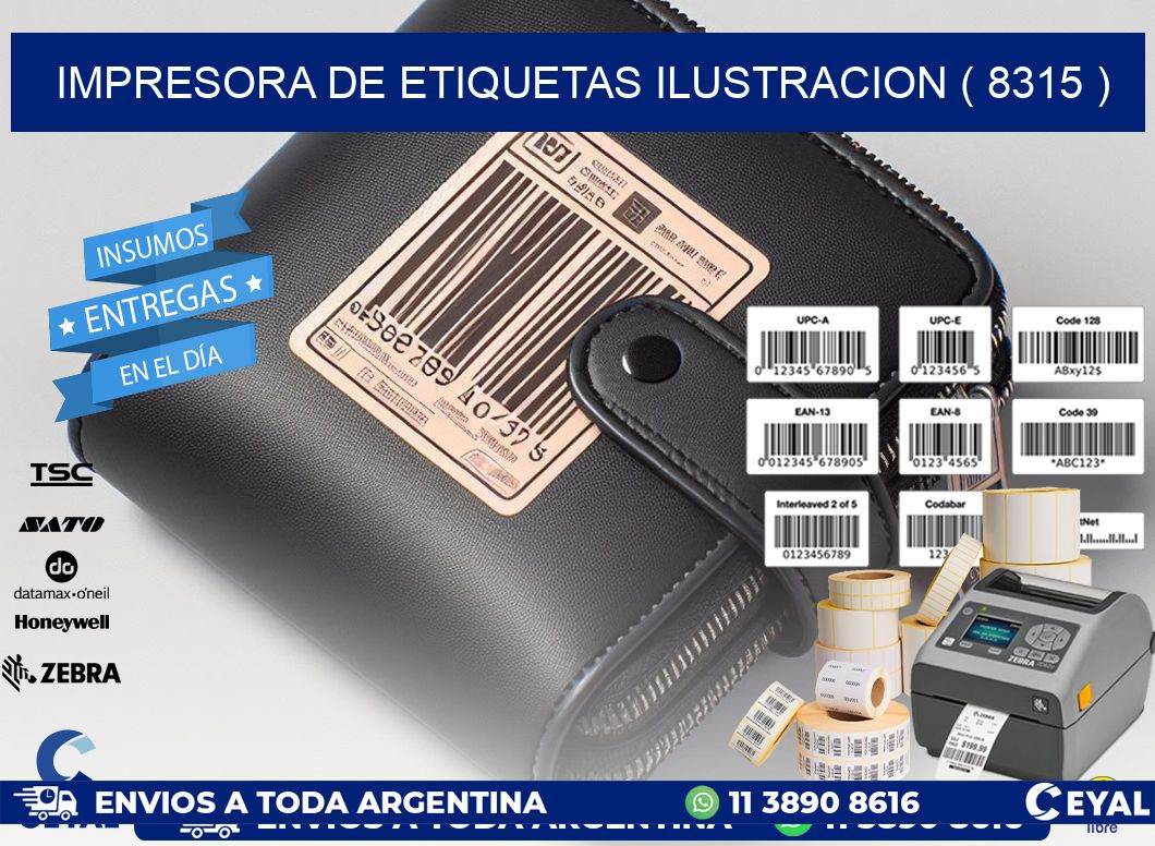 impresora de etiquetas ilustracion ( 8315 )