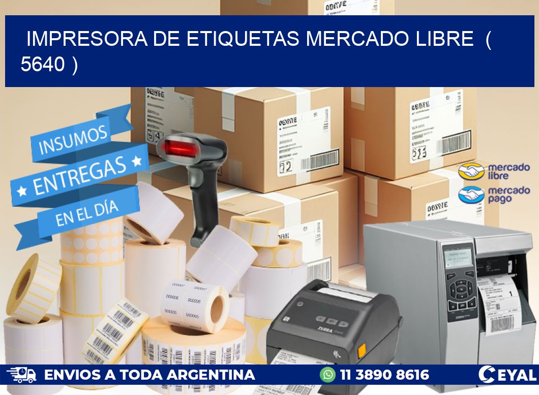 impresora de etiquetas mercado libre  ( 5640 )