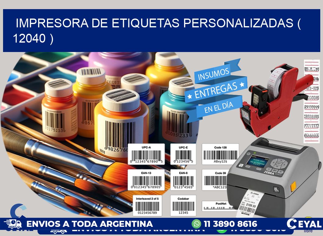 impresora de etiquetas personalizadas ( 12040 )