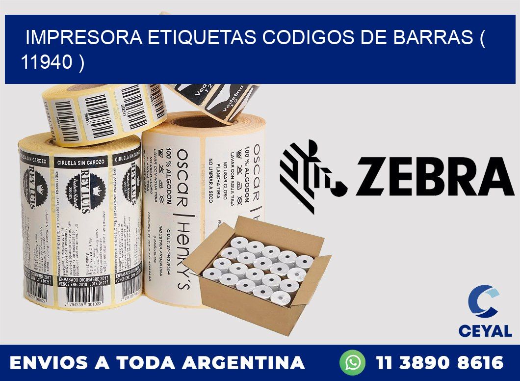 impresora etiquetas codigos de barras ( 11940 )