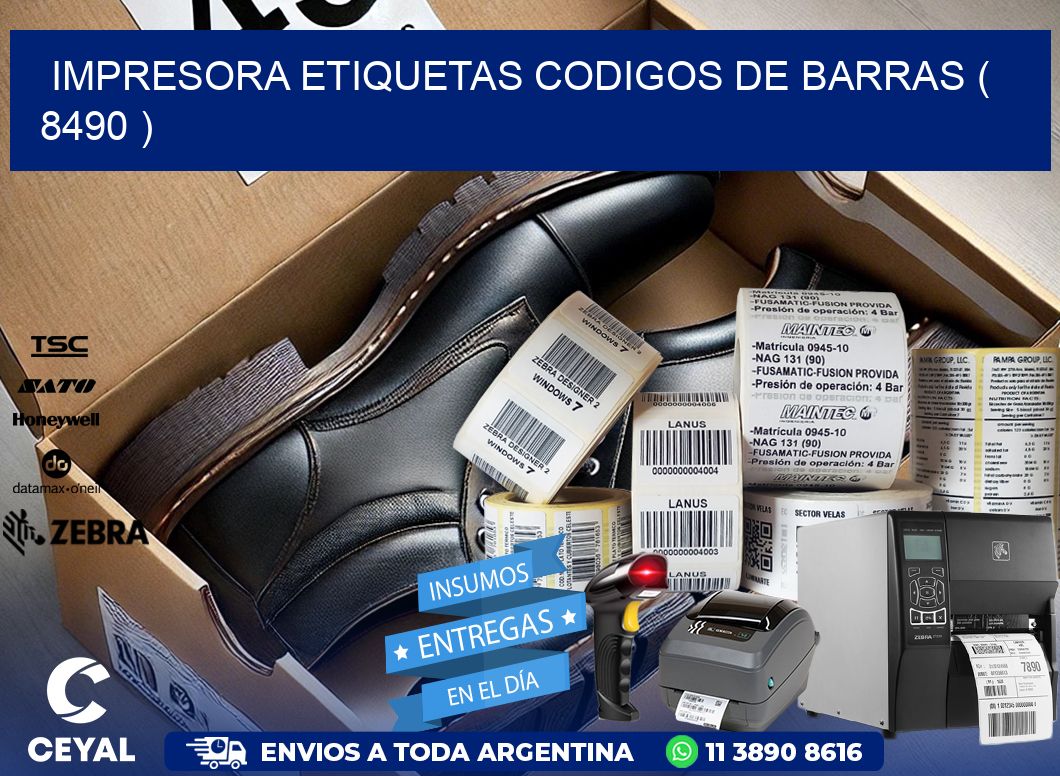 impresora etiquetas codigos de barras ( 8490 )