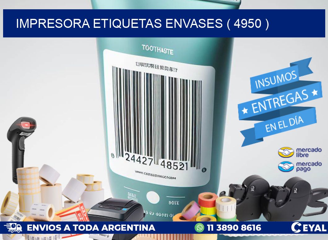 impresora etiquetas envases ( 4950 )