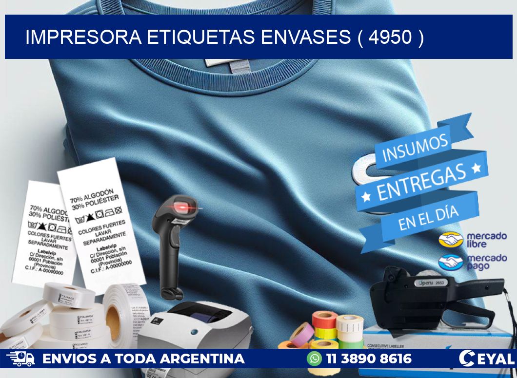 impresora etiquetas envases ( 4950 )