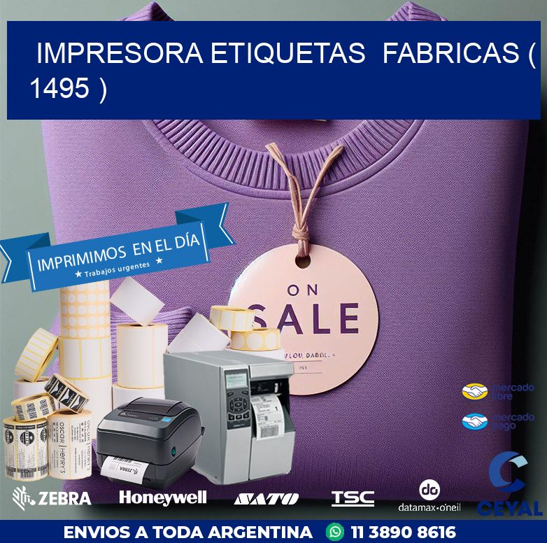 impresora etiquetas fabricas ( 1495 )