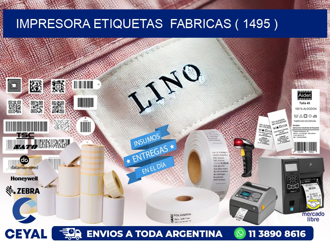 impresora etiquetas fabricas ( 1495 )