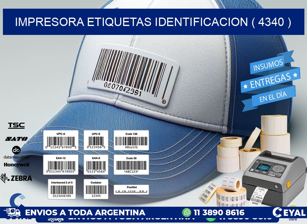 impresora etiquetas identificacion ( 4340 )