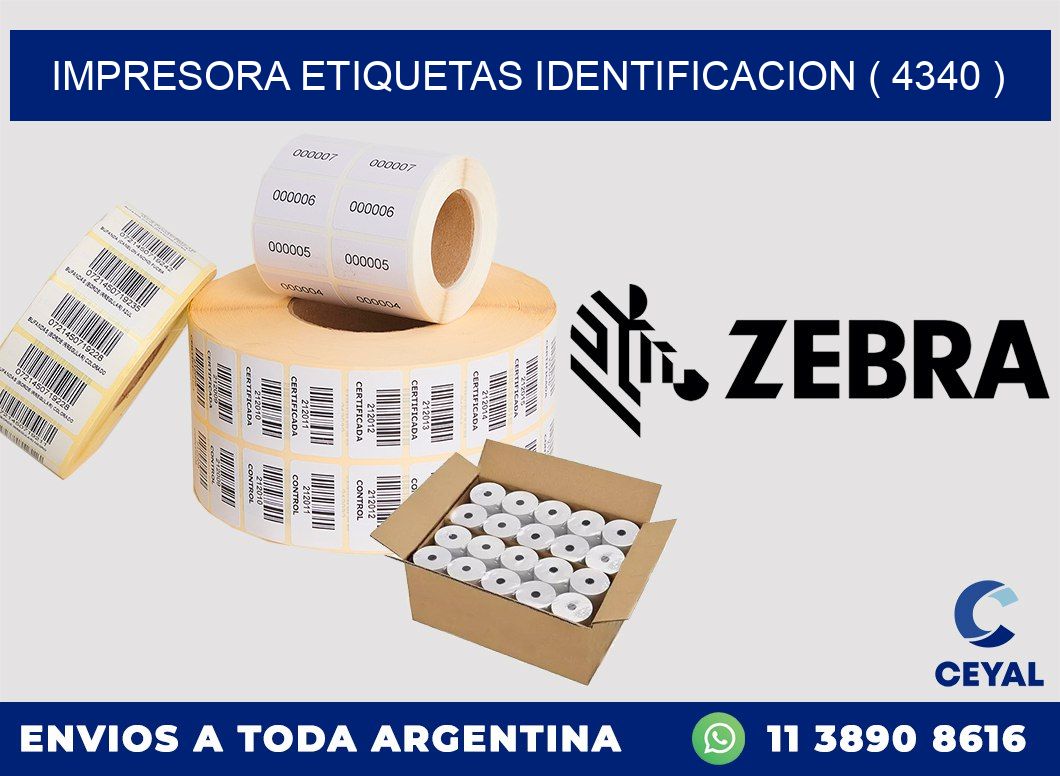impresora etiquetas identificacion ( 4340 )