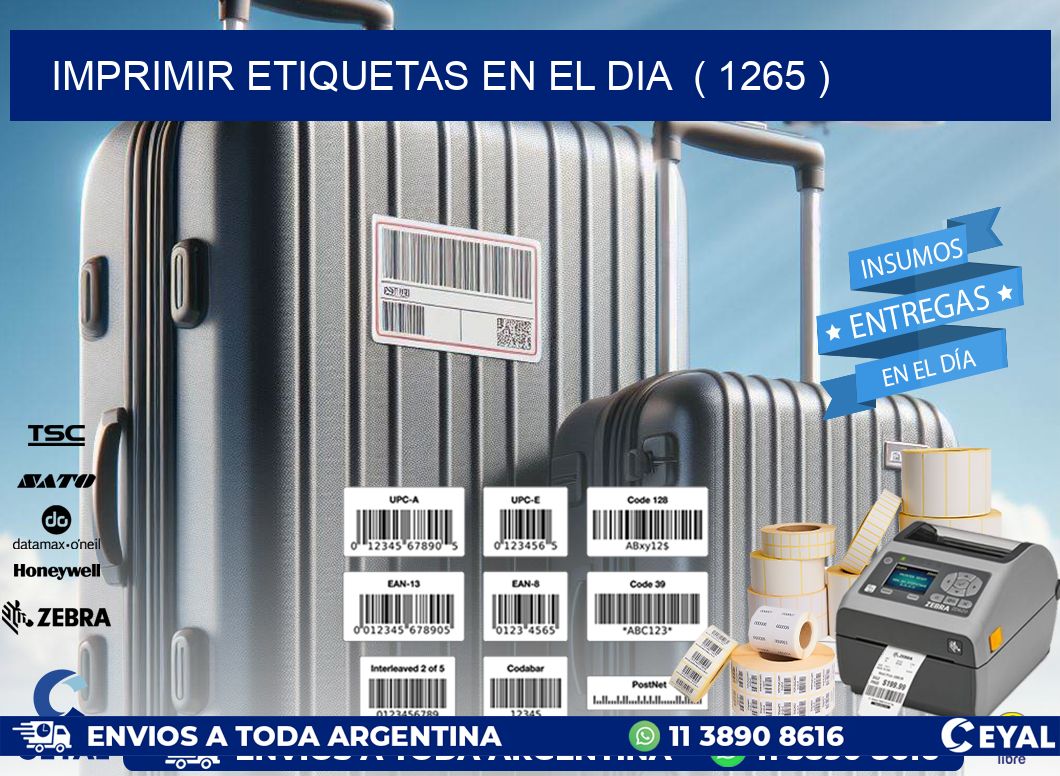 imprimir etiquetas en el dia ( 1265 )