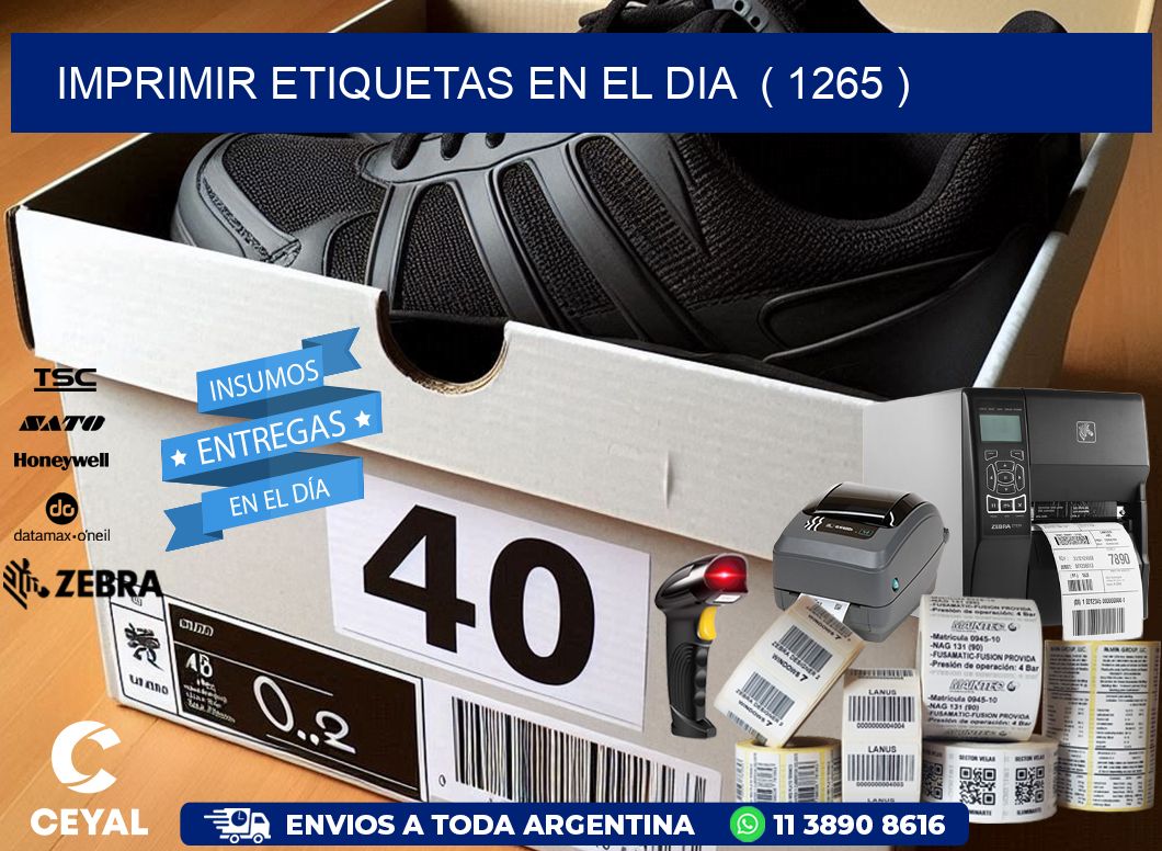imprimir etiquetas en el dia ( 1265 )