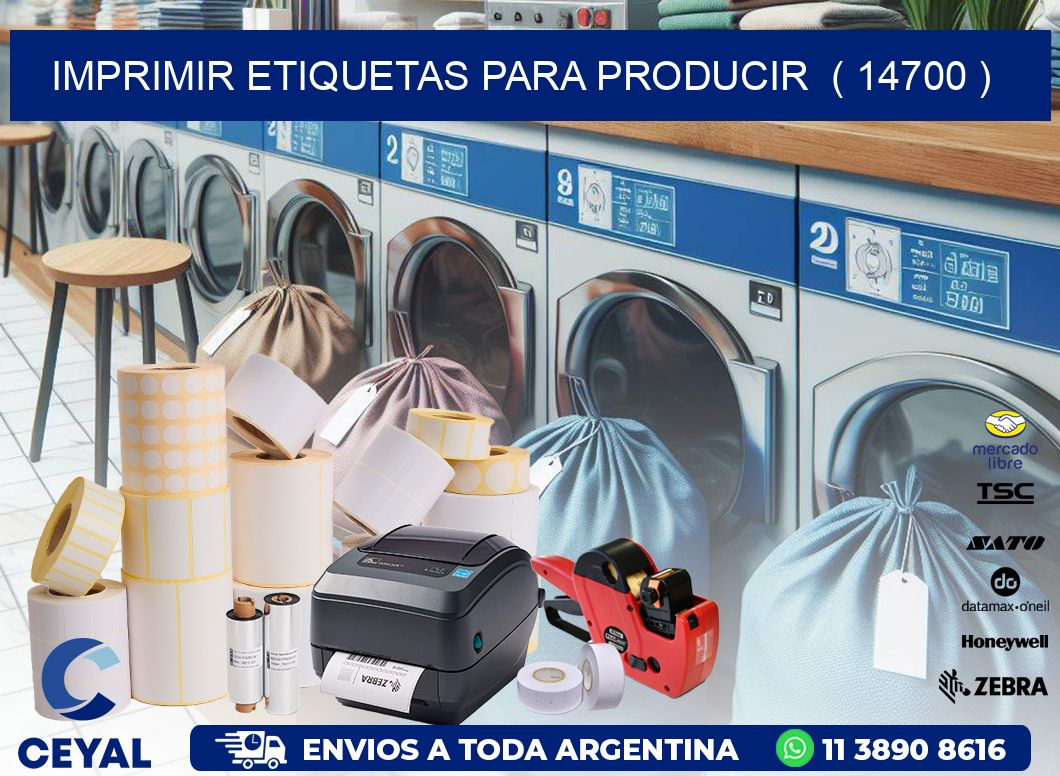 imprimir etiquetas para producir  ( 14700 )
