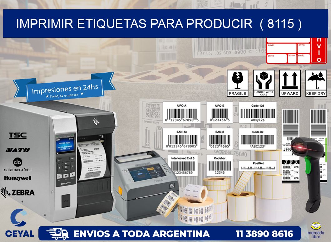 imprimir etiquetas para producir ( 8115 )
