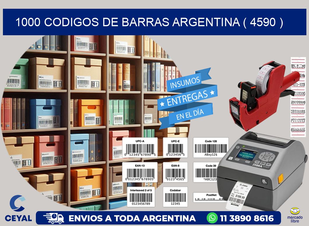 1000 codigos de barras argentina ( 4590 )
