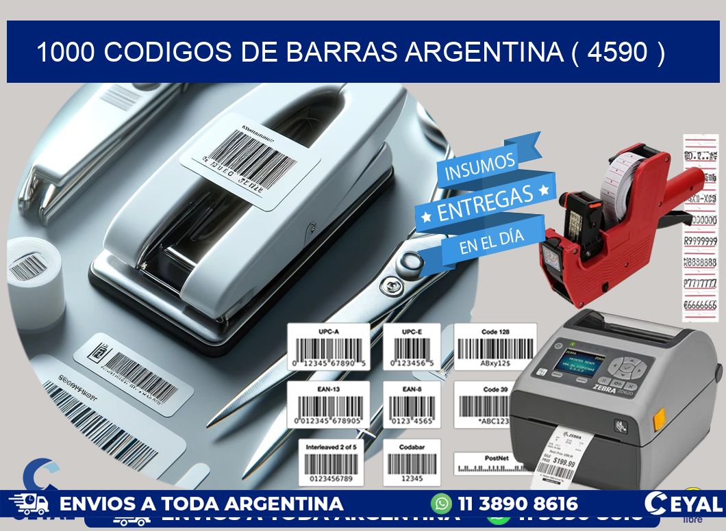 1000 codigos de barras argentina ( 4590 )