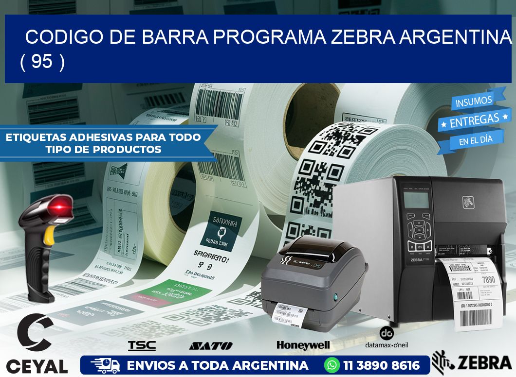 CODIGO DE BARRA PROGRAMA ZEBRA ARGENTINA ( 95 )