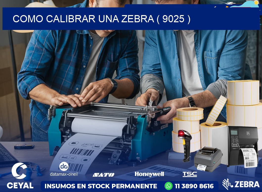 COMO CALIBRAR UNA ZEBRA ( 9025 )