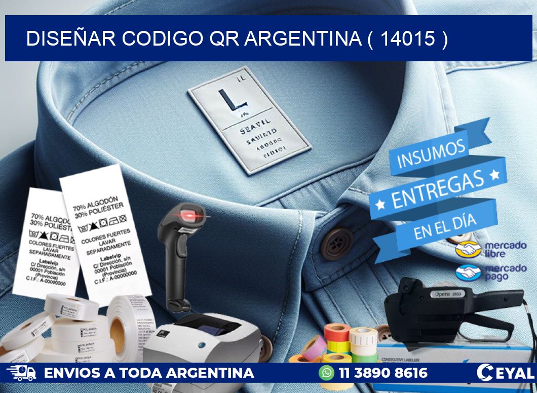 DISEÑAR CODIGO QR ARGENTINA ( 14015 )