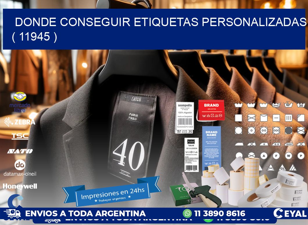 DONDE CONSEGUIR ETIQUETAS PERSONALIZADAS ( 11945 )