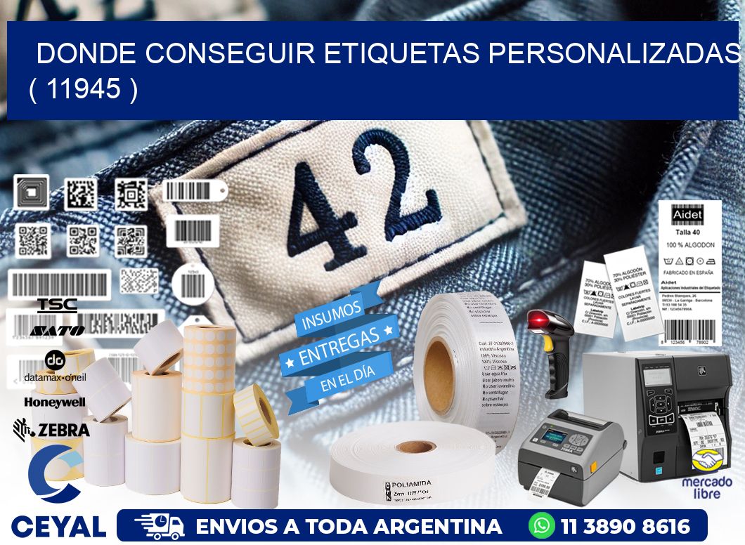 DONDE CONSEGUIR ETIQUETAS PERSONALIZADAS ( 11945 )