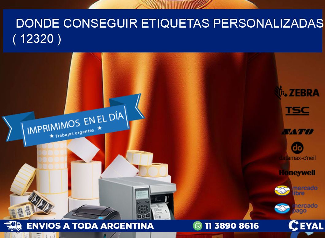 DONDE CONSEGUIR ETIQUETAS PERSONALIZADAS ( 12320 )