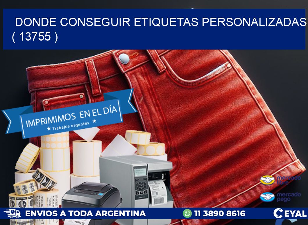 DONDE CONSEGUIR ETIQUETAS PERSONALIZADAS ( 13755 )