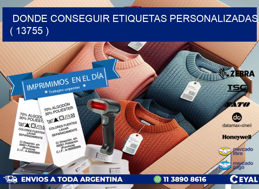 DONDE CONSEGUIR ETIQUETAS PERSONALIZADAS ( 13755 )