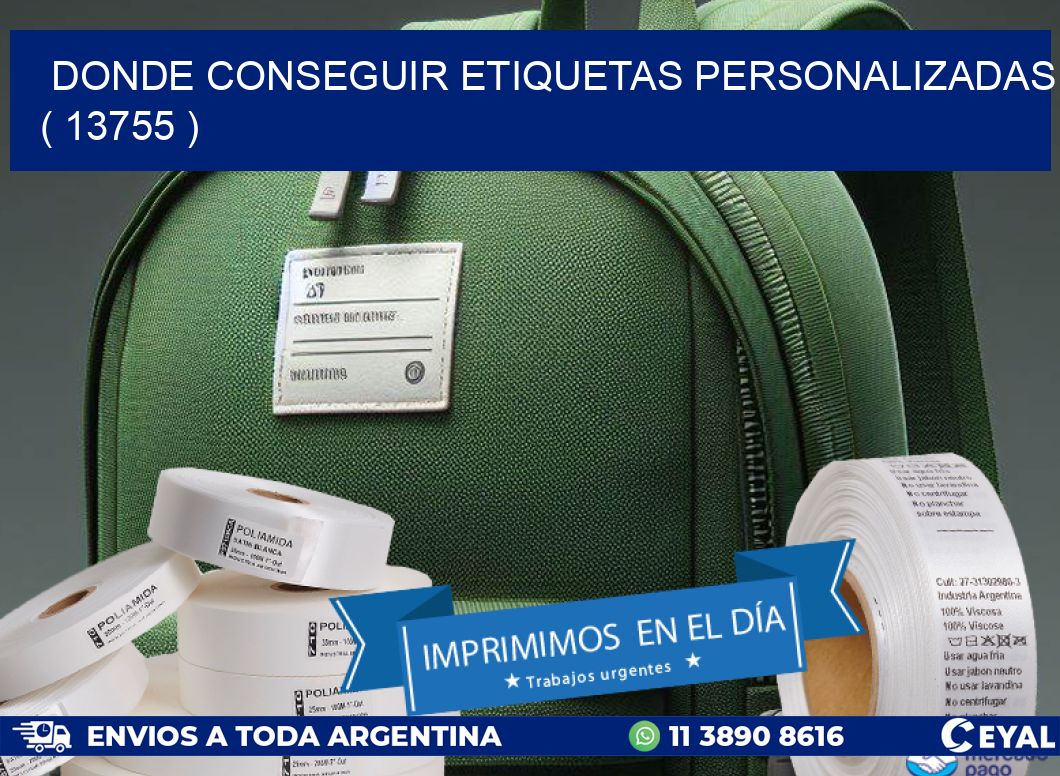 DONDE CONSEGUIR ETIQUETAS PERSONALIZADAS ( 13755 )
