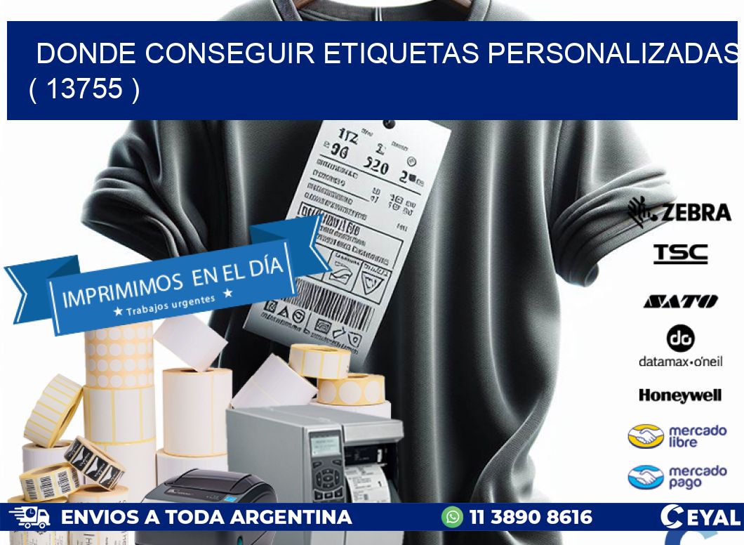 DONDE CONSEGUIR ETIQUETAS PERSONALIZADAS ( 13755 )